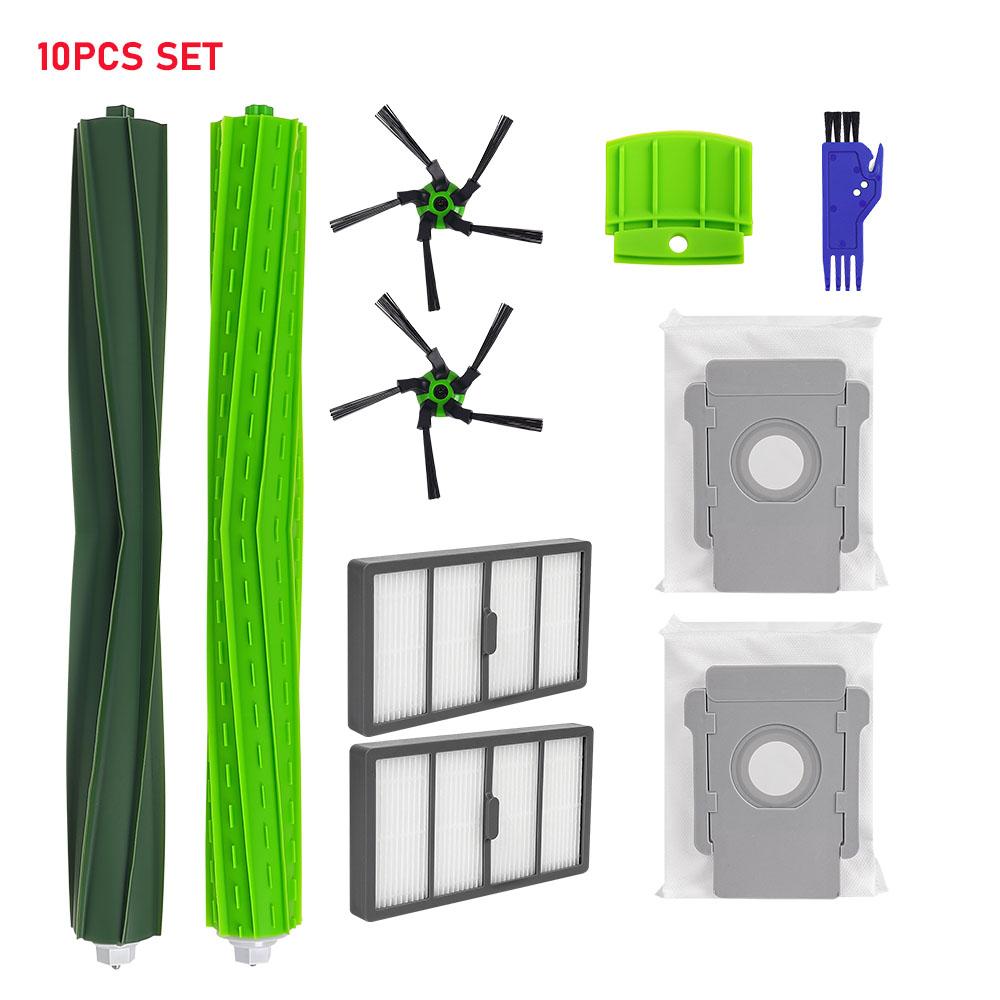 For iRobot Roomba S9(9150) S9+ S9 Plus(9550) Series Vacuum Cleaner Rubber Roller Brushes HEPA Filter Vacuum Bags Main Side Brush