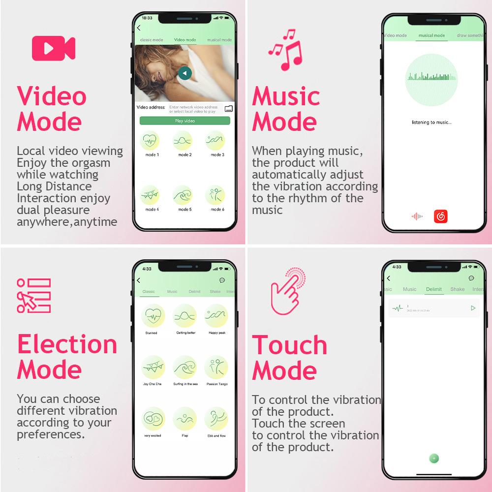 Remote Control Mini Nipple Vibrator with 10 Vibration Modes BDSM Vibrating Nipple Clamps Adult Sex Toy for Women Couples Sexual