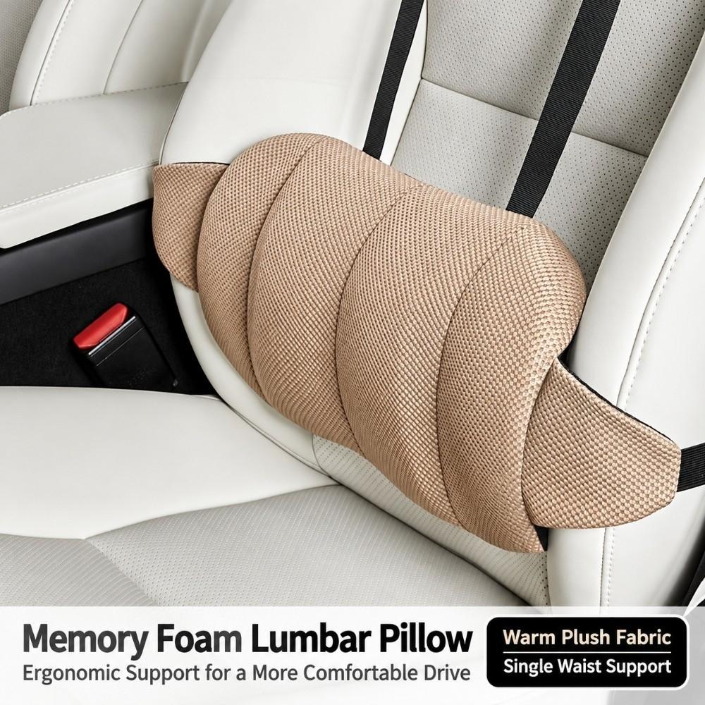 Breathable Mesh Lumbar Support Cushion Memory Foam Back Support Pillow For Home Seat