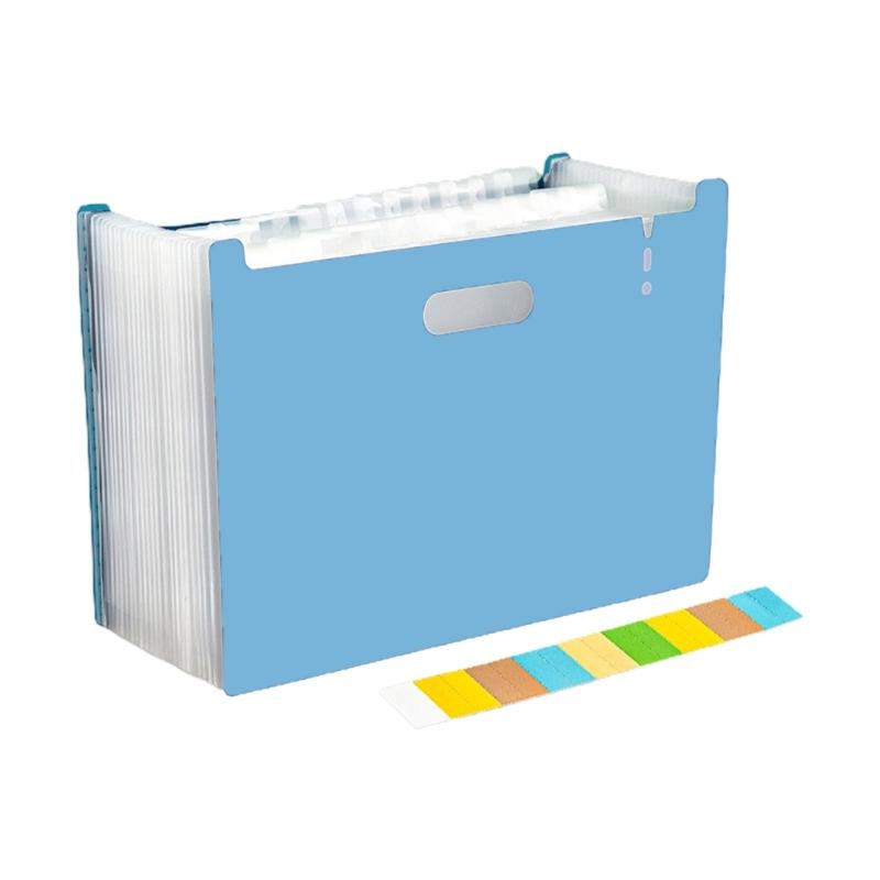 A4 Accordion Folder Clear Index Labels Expanding Document Folder File Organizer Desk Management For Office File Cabinet Quality