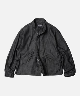Frizmworks Oscar Denim Fishtail Jacket _ Black