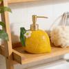 Refillable Bathroom Lotion Dispensers Large Capacity Lemon Mushroom Pump Bottle  Gift