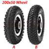 200X50 Wheels 8X2" Tire and Inner Tube for Electric Scooter Wheel Chair Truck Pneumatic Trolley Cart