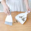 Portable Mini Dustpan and Brush Set Space-Saving Handheld Sweeping Brush  Keyboard Cleaning