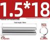 304 Stainless Steel Slotted Spring Pin, Cylindrical Shaft Pin, Locating and Hollow Pin (M5-M12)