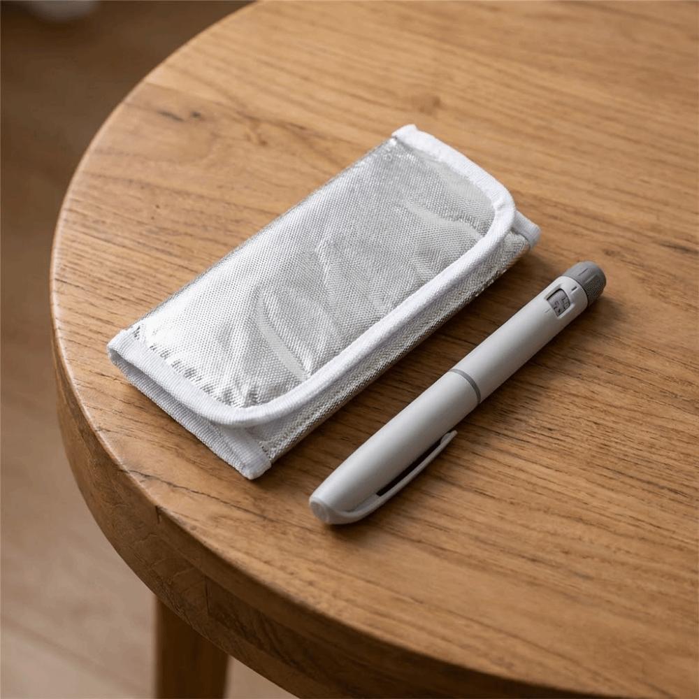 Foldable Insulin Carry Case Aluminum Foil Insulin Cooler Practical Medicine Storage Bags  Daily Use
