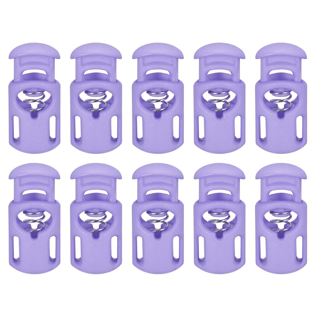 30 ks Plastové brzdičky na šňůrky Stahovací šňůrka Jednootvorové Pružinové přepínací zarážky Pružinová zarážka pro batoh Tkaničky Stahovací šňůrky 5,5x3mm