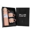with Cup Vacuum Flask 500ml Thermal Bottle Double Layer Vacuum Insulated Bottle Set  Coffee