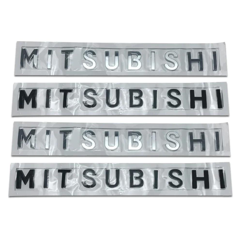 Adesivo Stilistico con Logo Lettere per Cofano Anteriore Auto in ABS 3D per Mitsubishi Ralliart Lancer EX Outlander 3 Pajero 4 Galant ASX L200
