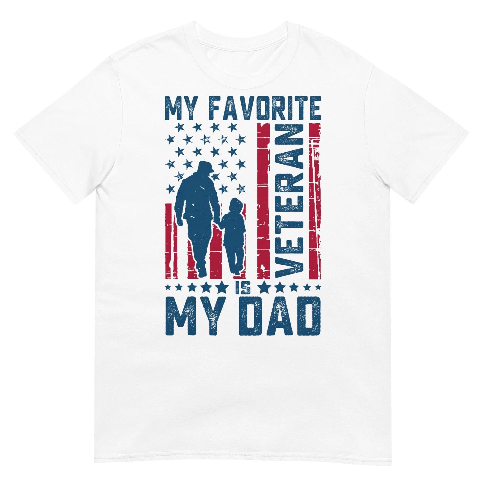 Father Veterans Day My Favorite Veteran is My Dad for Kids T-Shirt 3XL