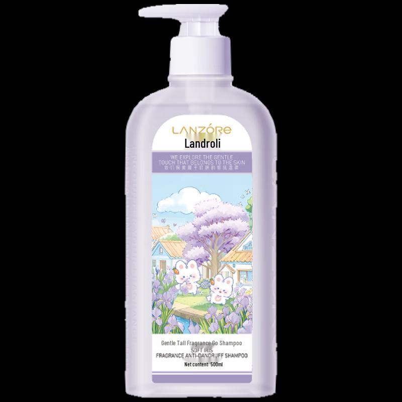 Lanzhuoli Iris Scent Anti-Dandruff Shampoo 500ml