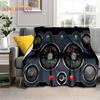 3D Car Dashboard Machine Control Screen Racing Soft Flannel Blanket for Beds Bedroom Sofa,Throw Blanket for Outdoor Leisure Nap