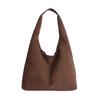 Retro matte big bag women's new autumn and winter shoulder bag design texture large capacity commuter tote bag