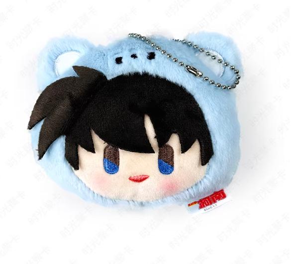 Ultimo Caldo Originale Detective Conan Xiong Xiong Peluche Detective Scatola Cieca Ciondolo Testa Grande Anime Kaitou Regalo Progettato Per Amanti degli Anime