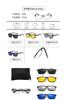 Metal Hinged Tr90 Frame Polarized Sunglasses Magnetic Suction With A Five-Clip Set Of Glasses Outdoor Sports