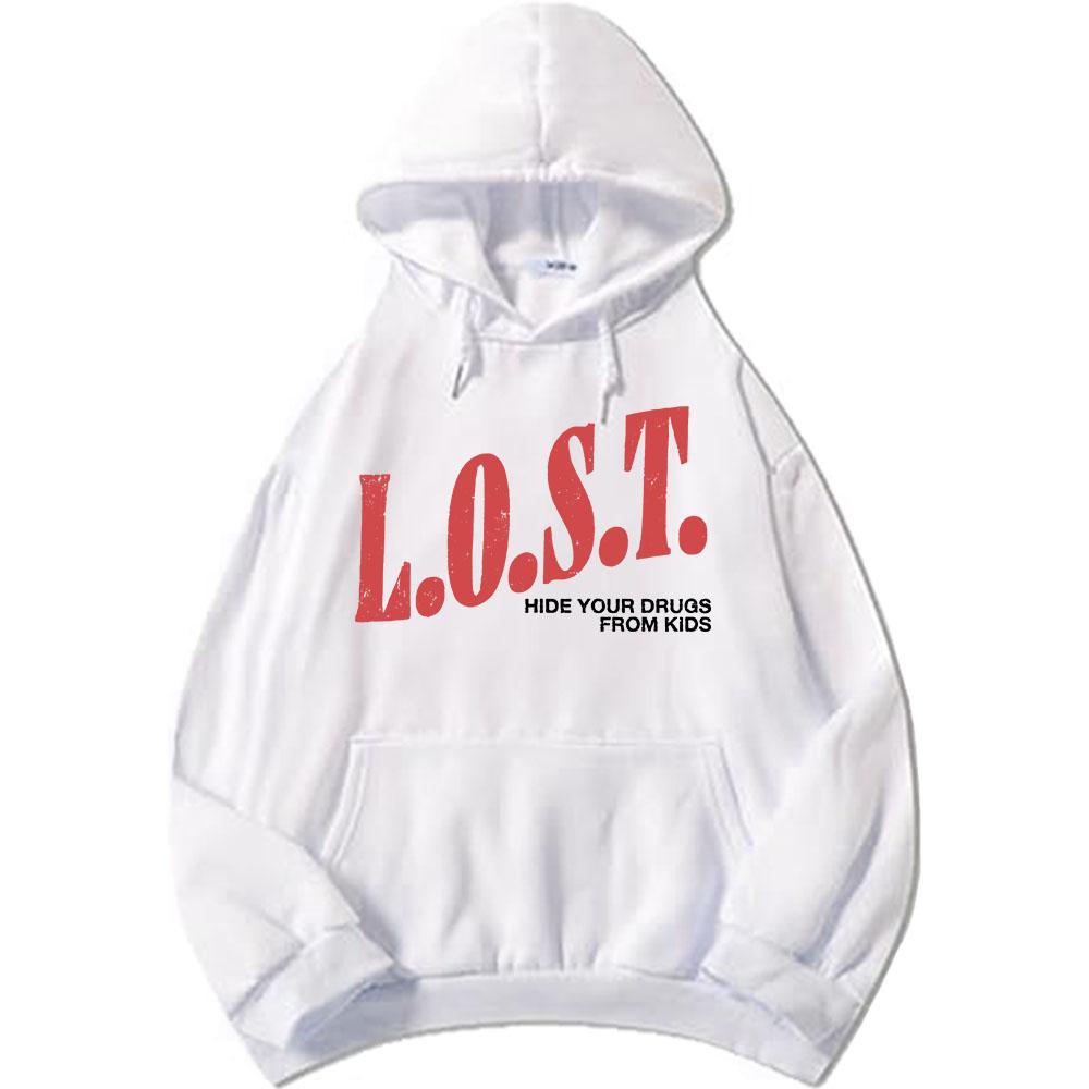 

Толстовки Mgk Lost Americana Осенние Толстовки с капюшоном Повседневные Пуловеры с длинным рукавом Мужские Графический принт Sudaderas 3XL