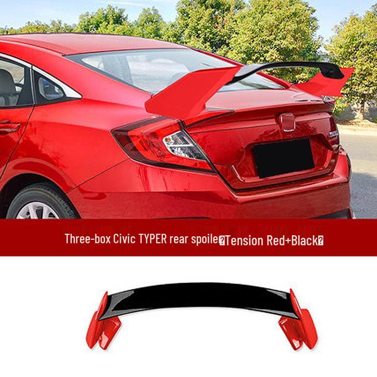 16-19 Generation Civic Type-R Rear Spoiler & Wind Deflector Roof Kit