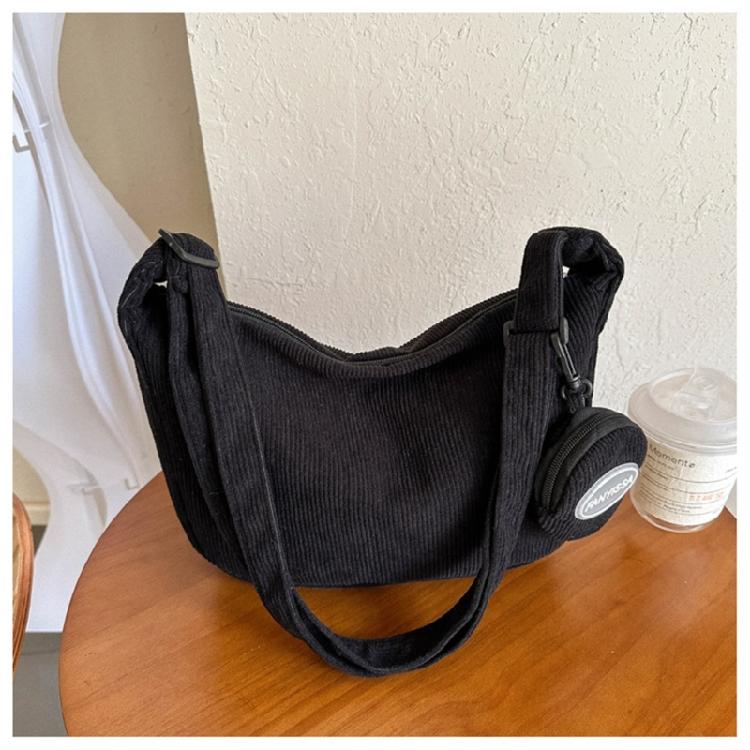 Modern Small Corduroy Crossbody Bag for Women Messenger Bag for Work Travel