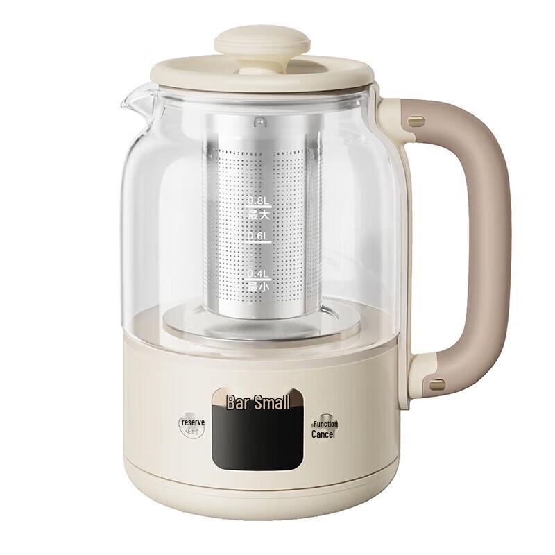 Bear Mini Health Kettle & Tea Maker, 0.8L YSH-C08Z5 CN plug (adapter included)