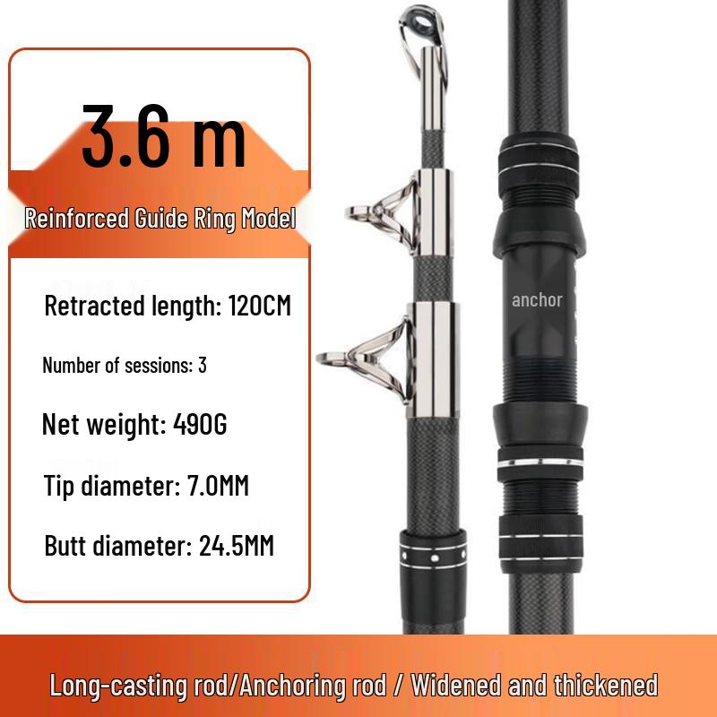 OUFEISI High-Carbon Long Cast Anchor Fishing Rod