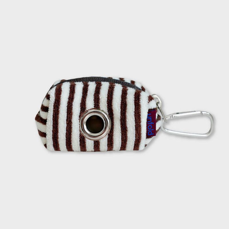 Unfold Puppy Poop Bag 1P Choose Stripe Terry Poop Bag (6 Colors)