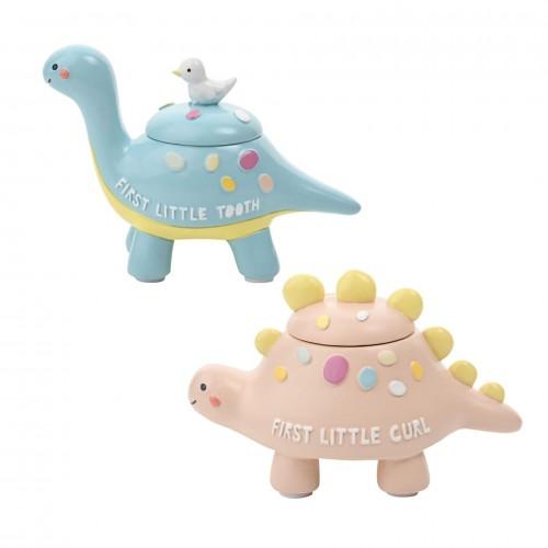 Petit Cheri Dinosaur First Tooth and Curl Set