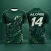 Alonso 14 Men's T Shirt Summer Racing Style Graphic Tee Speed Streetwear Casual Wear Unisex Men Women Motorsport Fan Clothing