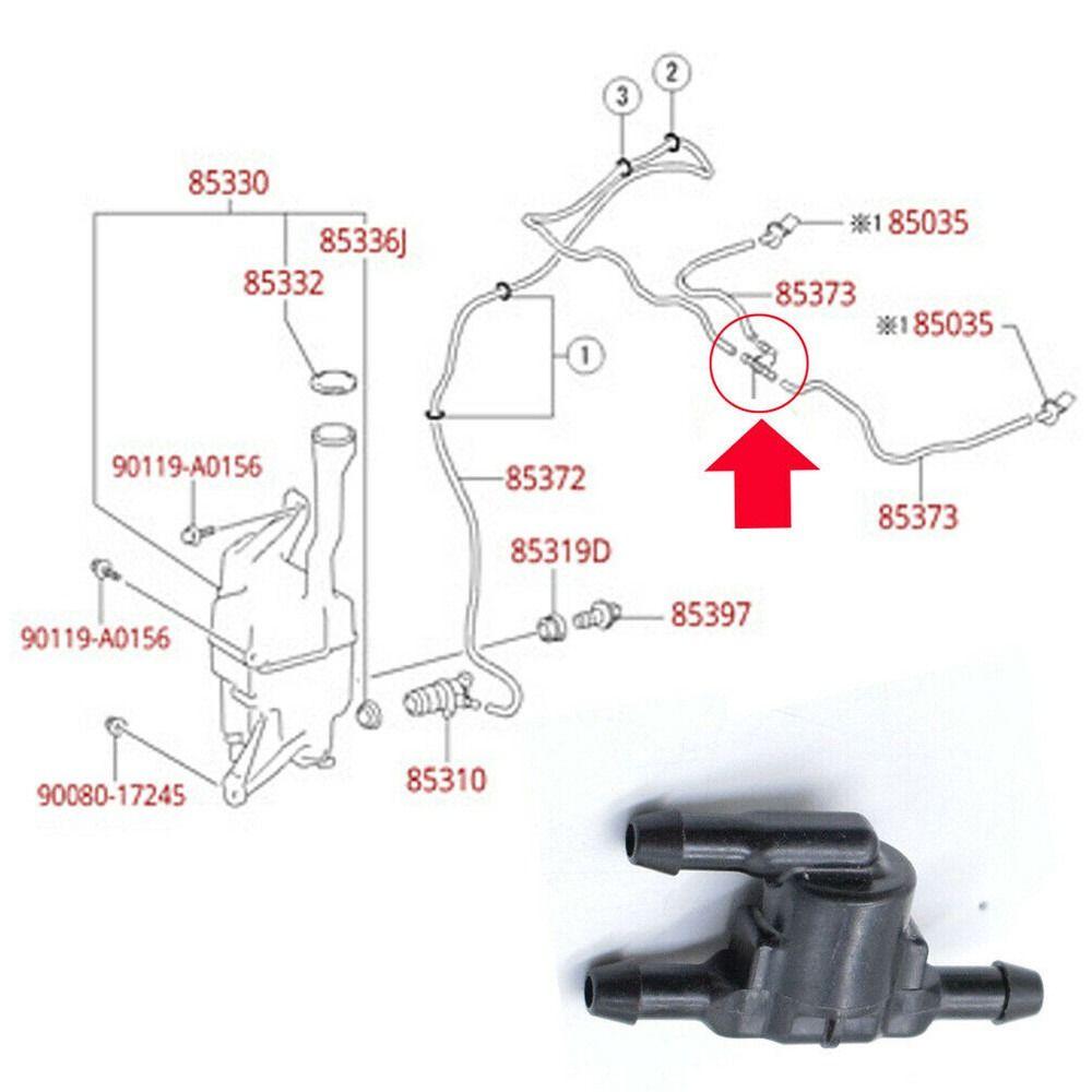 Useful Tool Car Accessories For Toyota/Highlander For Lexus Windshield Check Valve Wiper Washer