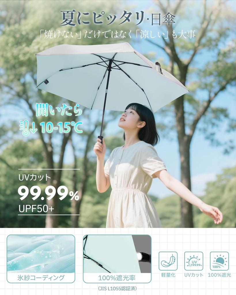 Lila UV-Licht Opvouwbare Parasol voor Zon en IJs Gaas Veiligheidstrap Automatisch Lichtgewicht Perfect voor Mannen en Perfect als Cadeau Parasol, Bescherming,