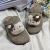 Birkenstock Spring/Autumn 2025 Parent-Child Closed-Toe Outdoor Half-Slippers with Cute Cartoon Design for Women and Kids