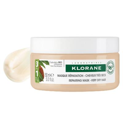 Klorane Βούτυρο Cupuaçu Πολύ Ταλαιπωρημένα Μαλλιά Επανορθωτική Εντατική Βάλσαμο Κρέμα Μαλλιών, 1 συσκευασία, 150ml
