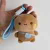 Cute Bubu Dudu Plush Keychains Stuffed Wall Plushie Panda Kawaii Fluffy Bear Puppet Doll Soft Bag Pendant Couple Birthday Gifts