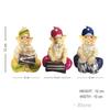 Musical Ganesha 3 Statues for Home Decor - (Multicolor, Pack of 3)