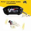 Digital Speedometer LCD Universal Motorcycle Speedometer Gauge 1 24 Cylinder Motorcycle Motorcycle Instrument LCD Odometer Waterproof Speed Gauge