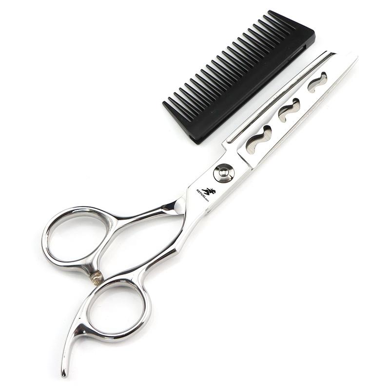 Professional Hairdressing Scissors With Detachable Comb 2 In 1 Hair Scissors Hair Cutting Scissors With Comb 6Inch