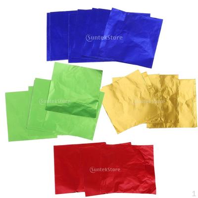 400 bucăți amestecate ciocolată acadele ambalaje pentru petrecere produse de cofetarie 8 cm pătrate dulciuri bomboane pachet hârtie