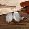 Vintage classic quartz pocket watch exquisite carved flip chain pendant men women pocket watches reloj