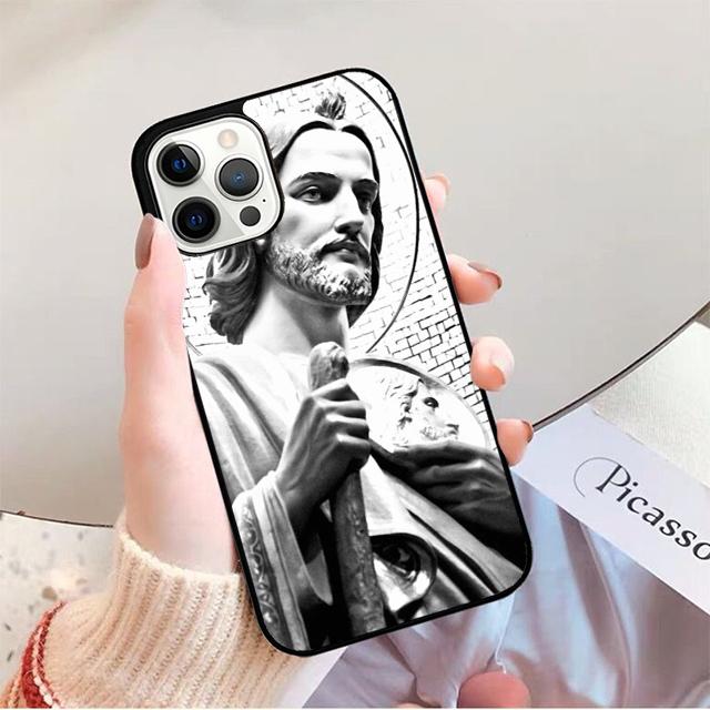 San Judas Phone Case For iPhone 17 Air 16 15 14 13 12 Pro Max Plus Max Cover Shell Coque