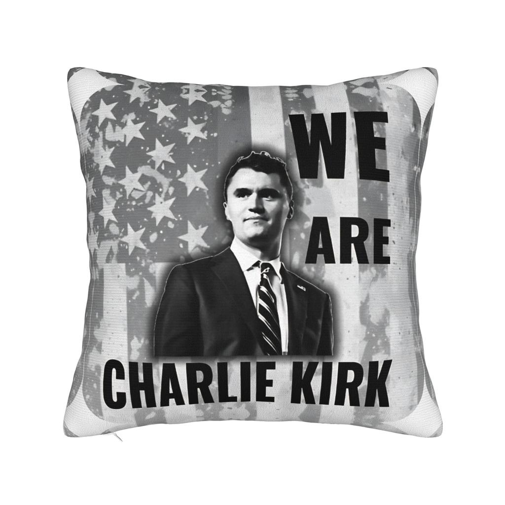 Pillow Cover Charlie Kirk Cute Funny Pillow Case For Office Car Home Decor Pillowcases
