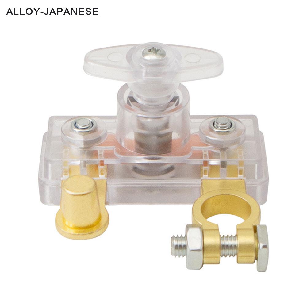 

12-24V Car Battery Disconnect Switch Aluminum Body With Copper Plated Outer Negative Disconnect Switch Automatic Circuit Breaker