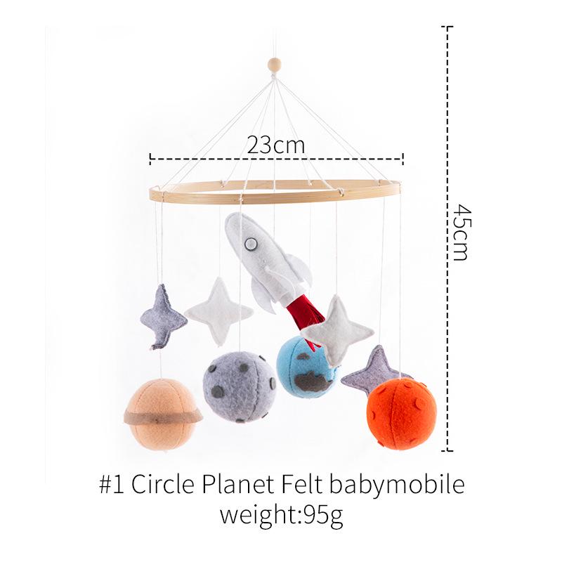 Rotating Crib Mobile: Newborn Baby Sleep Aid & Educational Rattle Toy