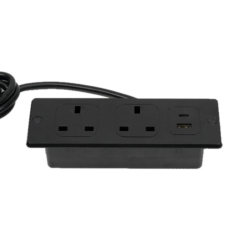 13A UK Standard USB & USB-C Fast Charge Desktop Power Strip with PD