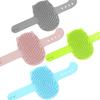 Dog Grooming Brush Pet Shampoo Bath Brush Soothing Massage Rubber Comb