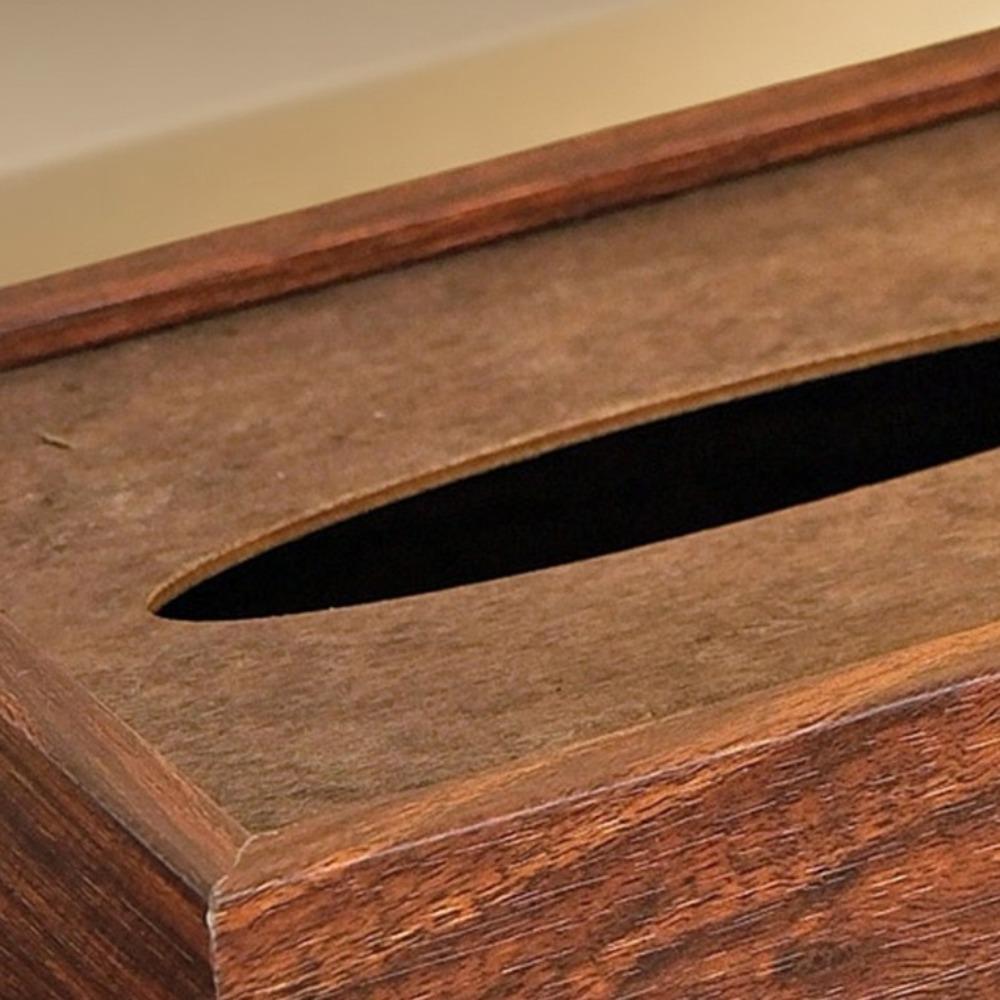 Decorative Wooden Tissue Box Retro Tissue Rack Durable Napkin Storage Box  Restaurant