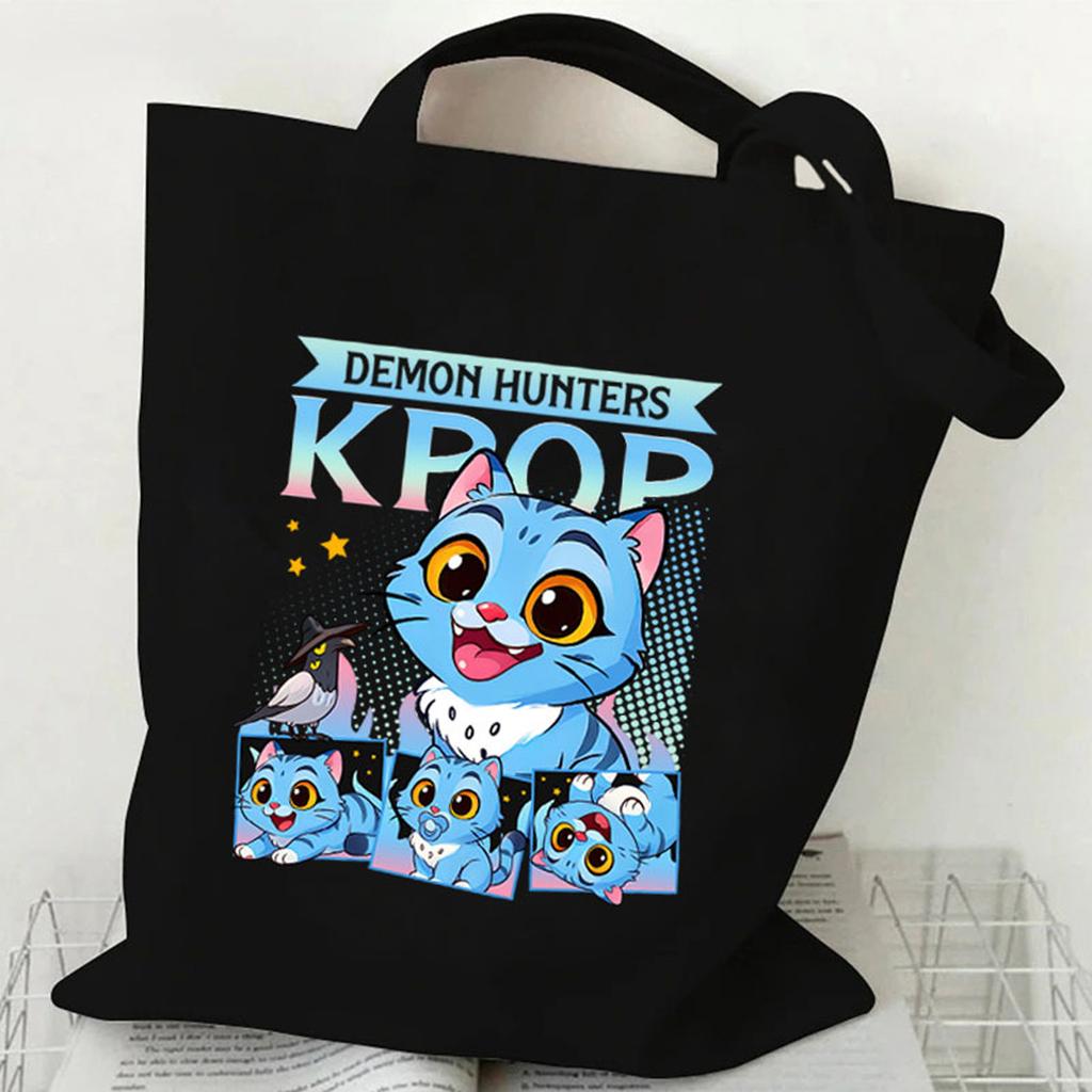 Hunters Surrounding Printed Canvas Shopping Tote Bag With Large Capacity