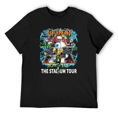 The Stadium Tour 2022 Déf Léppárd Mótlét Crúe Póisón Jóan Jétt Trending Rock T-Shirt Baggy Shirts Mens T Shirt