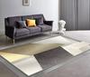 Golden Flowing Light Decor Living Room Carpet Large Soft Washable Home Modern Luxury Antiskid Floor Mat Bedside Bedroom Rug