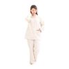 [K's Eye] Skin-friendly 100% Cotton Padding, Knitted Quilt, Crystal Pattern, Open-front Pajamas, Women's, Long Sleeves, Nightwear, Room Wear, Winter