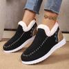 Damen Baumwollschuhe, Gefütterte Winterstiefel, Bequeme Baumwoll-Hausschuhe
