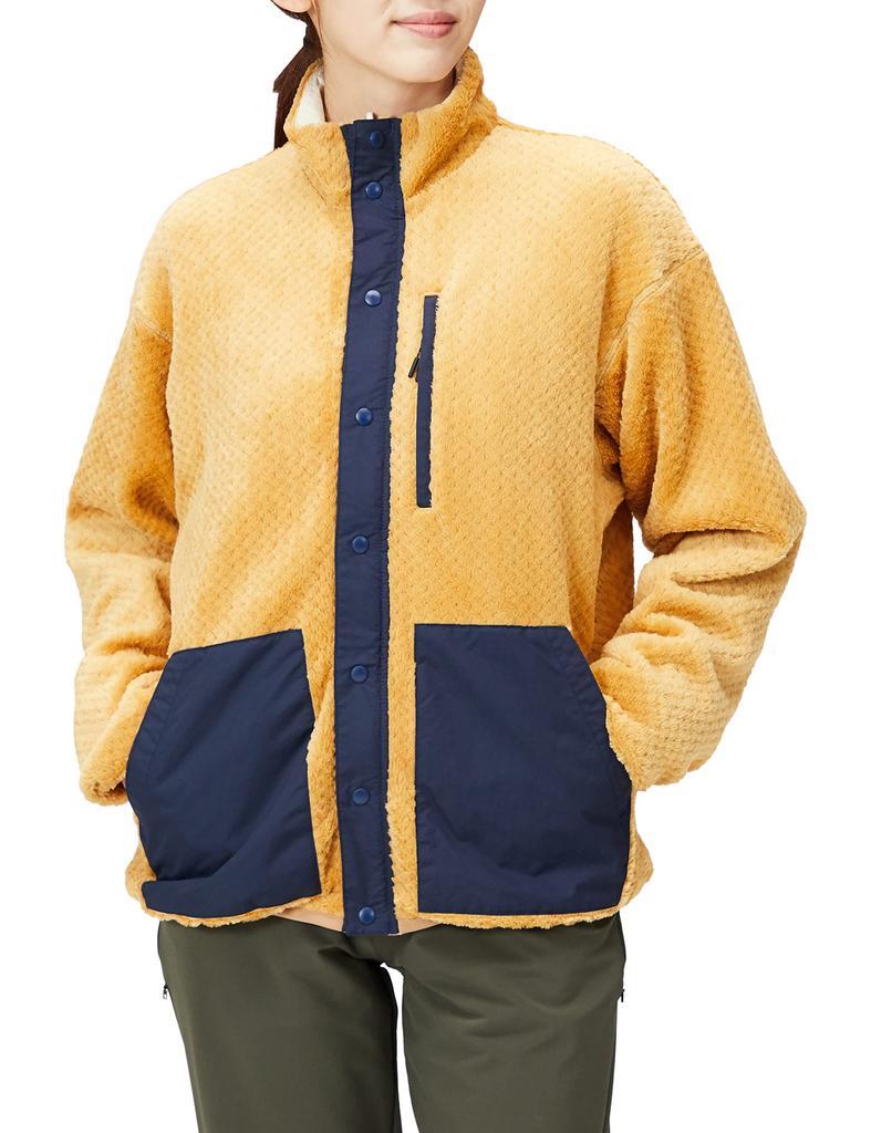 Polartec High Loft Reversible Fleece Toffee Size S Jacket, Beige, (B2MC2701)